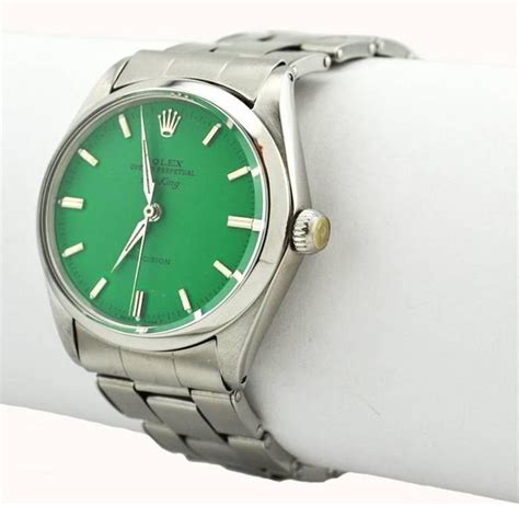 rolex air king green face|rolex air king 114234.